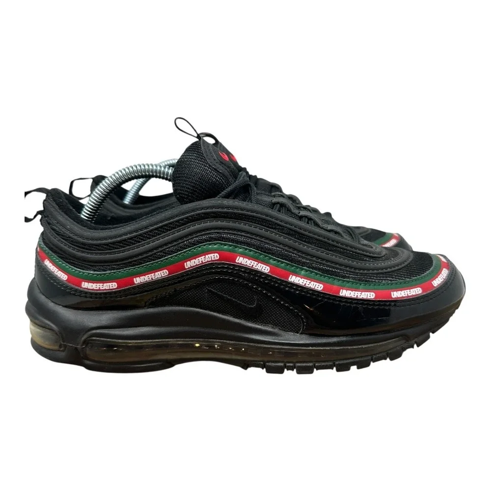 NIKE AIR MAX 97 OG UNDFTD Black Red Green Men's Size 9.5 AJ1986 001 Undefeated